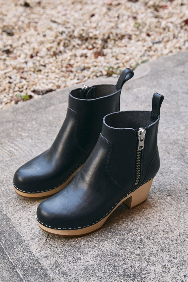 Swedish Hasbeens Zip it Emy Black Swedish Hasbeens Zip it Emy Black