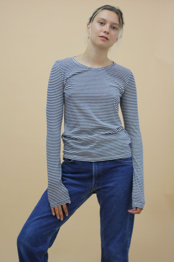 Calder Blake Miro Picasso Stripe Tee Calder Blake Miro Picasso Stripe Tee