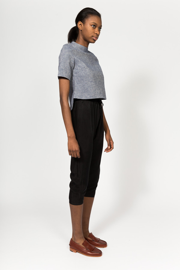 7115 by Szeki Mockneck Structured Top 7115 by Szeki Mockneck Structured Top