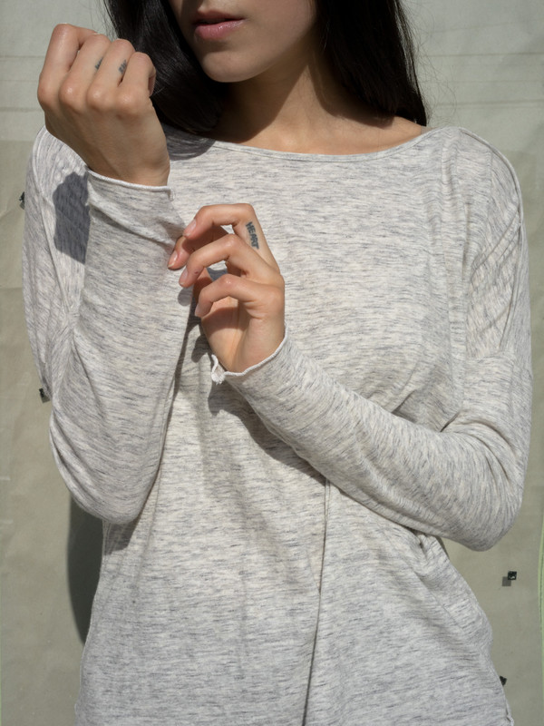 Calder Blake Kate Heather Jersey Tee Calder Blake Kate Heather Jersey Tee