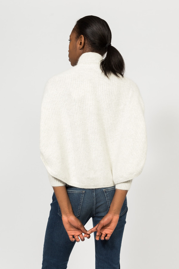 7115 by Szeki Angora Poncho Sweater 7115 by Szeki Angora Poncho Sweater