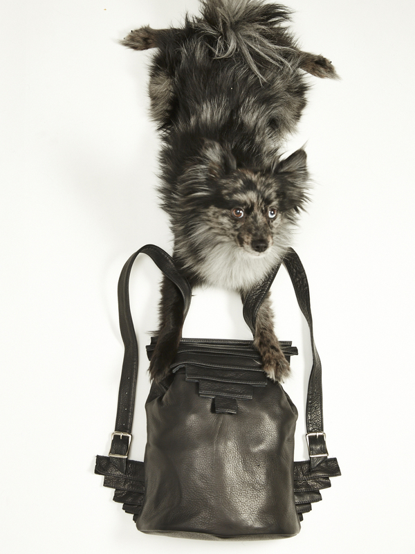 Collina Strada Novella Medium Bag Black Leather Collina Strada Novella Medium Bag Black Leather