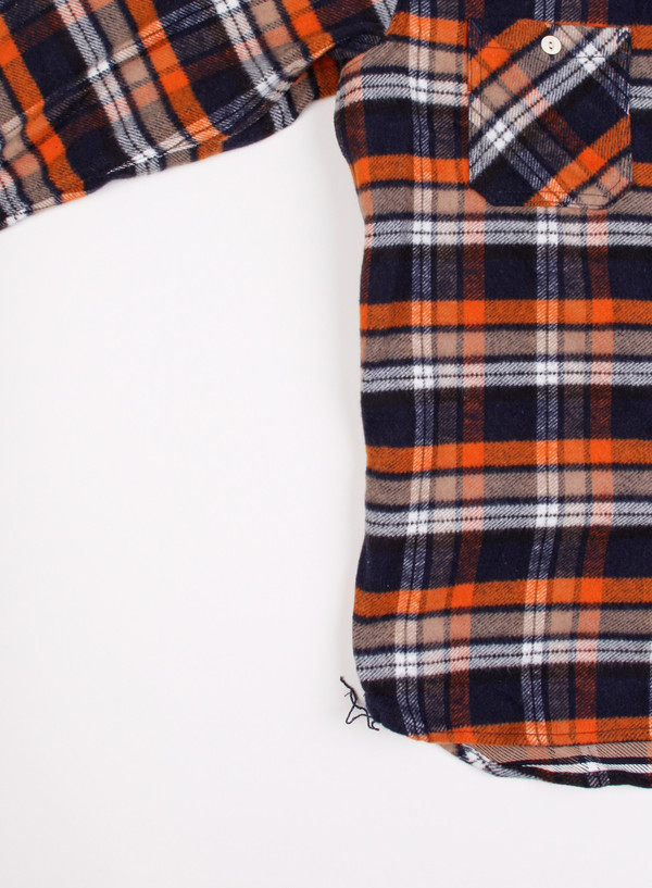 Men's 3Sixteen Shaggy Workshirt - Blue/Orange Men's 3Sixteen Shaggy Workshirt - Blue/Orange