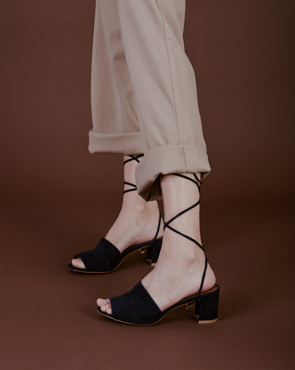BY FAR Valentina Dark Blue BY FAR Valentina Dark Blue