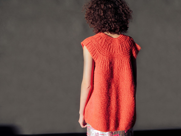 Erica Tanov alpaca cardigan vest Erica Tanov alpaca cardigan vest