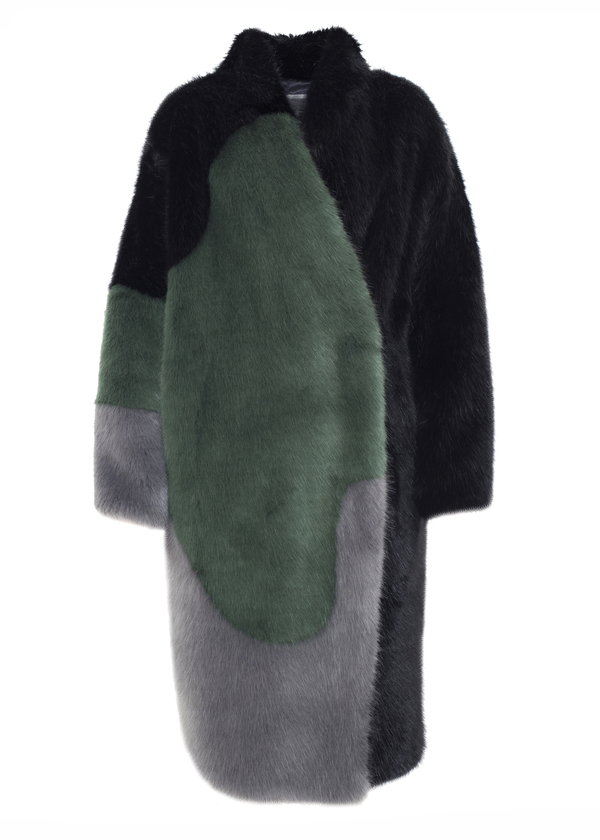 D. Efect Faux Fur Coat D. Efect Faux Fur Coat