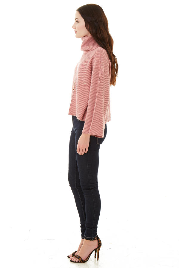 Cupcakes and Cashmere Dusty Rose Phil Sweater Cupcakes and Cashmere Dusty Rose Phil Sweater