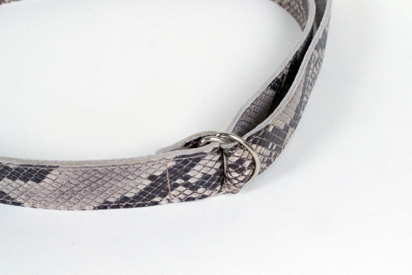 Clyde D Ring Belt in Python Clyde D Ring Belt in Python