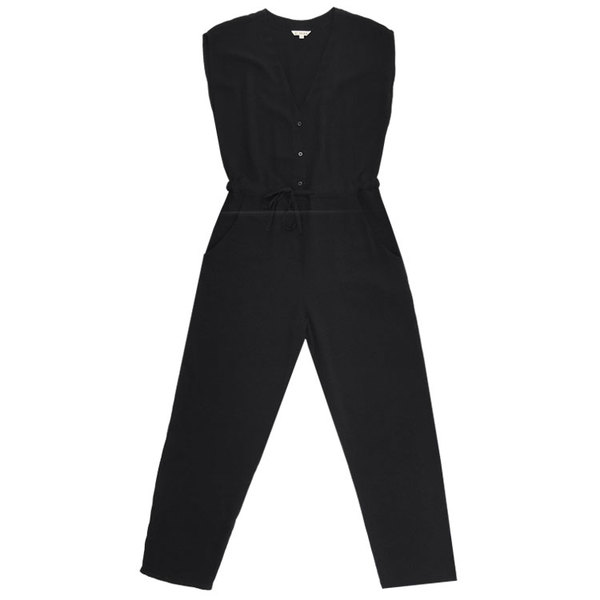 Ali Golden BUTTON-DOWN JUMPER - BLACK Ali Golden BUTTON-DOWN JUMPER - BLACK