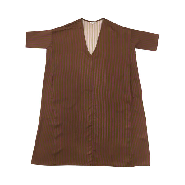 Ali Golden KIMONO DRESS - RUST STRIPE Ali Golden KIMONO DRESS - RUST STRIPE