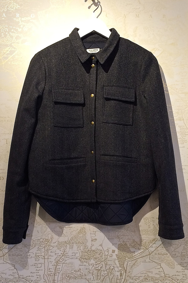 Roseanna Chevron Herringbone Quilted Jacket Roseanna Chevron Herringbone Quilted Jacket