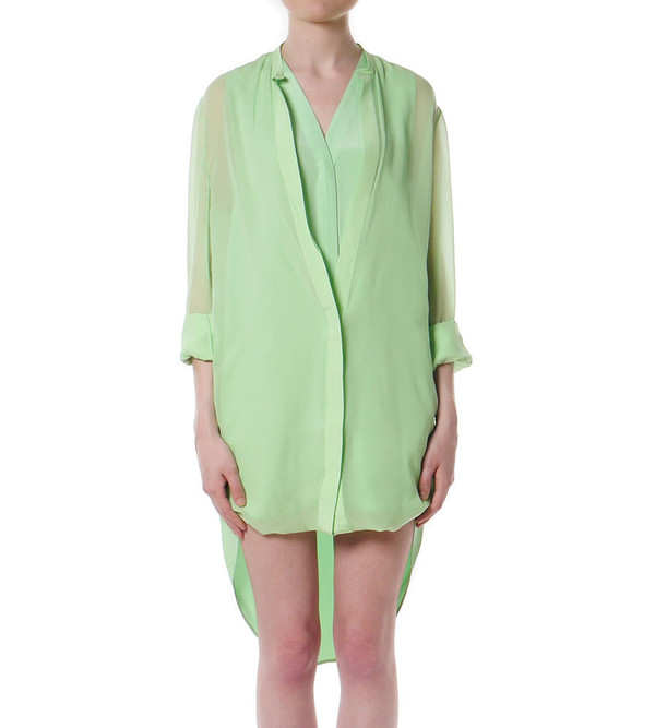 3.1 Phillip Lim Hem Layered Shirt Dress 3.1 Phillip Lim Hem Layered Shirt Dress