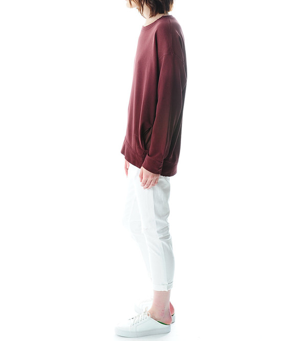 Raquel Allegra Merlot Sweatshirt Raquel Allegra Merlot Sweatshirt