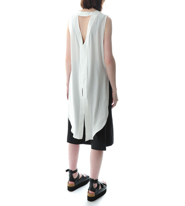 Public School Off-White Sleeveless Tunic Public School Off-White Sleeveless Tunic