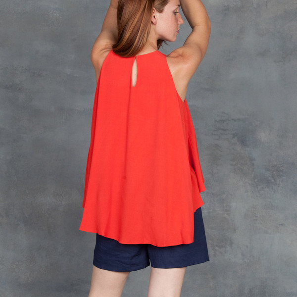 Sen Tova Swing Tank in Red Sen Tova Swing Tank in Red