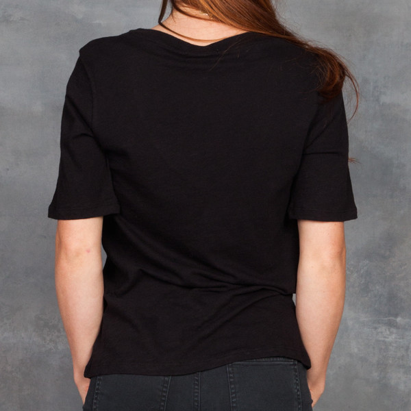 Skin Black Jersey V-Neck T-Shirt Skin Black Jersey V-Neck T-Shirt