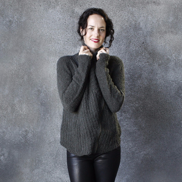 Skin Moto Sweater in Olive Skin Moto Sweater in Olive