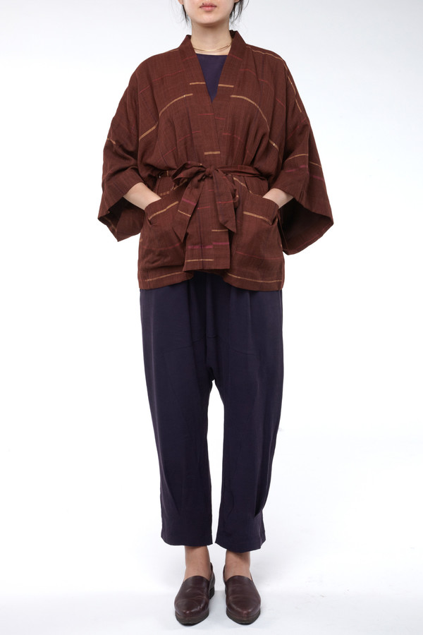 Seek Collective Sandy Kimono Jacket Malbec Weave Seek Collective Sandy Kimono Jacket Malbec Weave