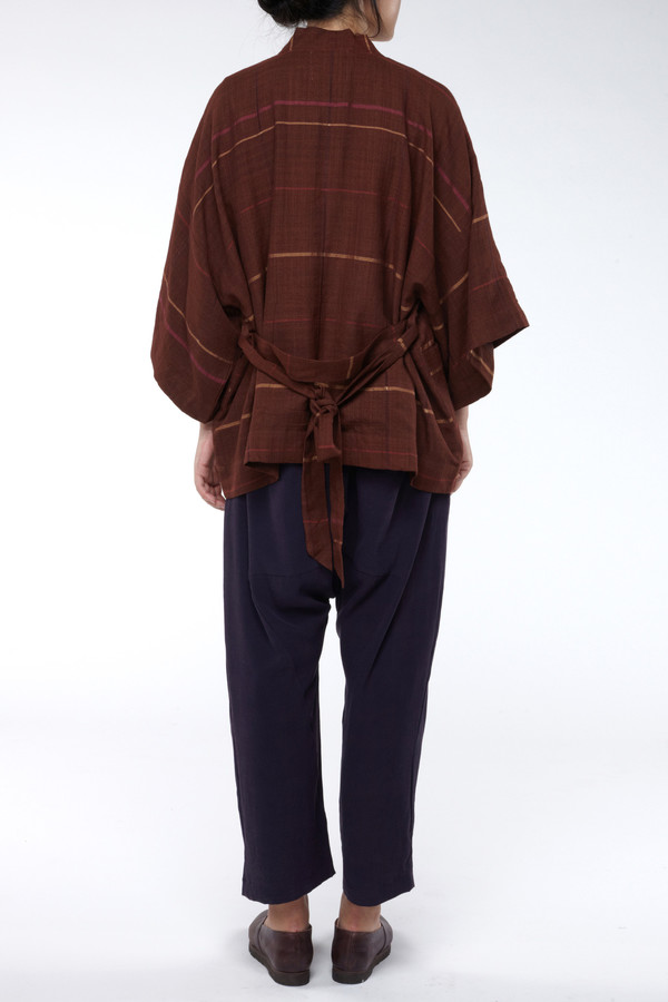 Seek Collective Sandy Kimono Jacket Malbec Weave Seek Collective Sandy Kimono Jacket Malbec Weave