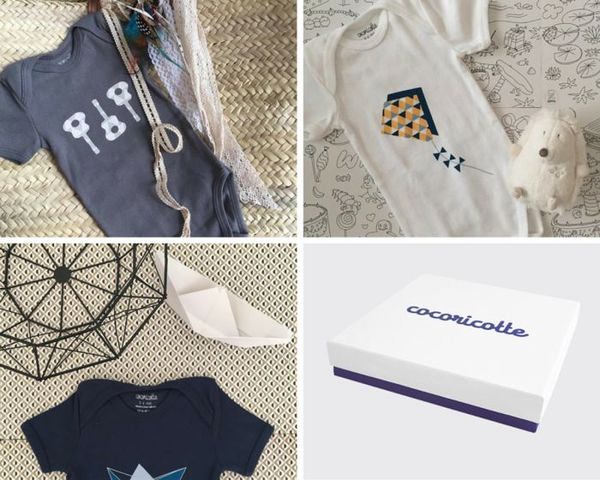 Cocoricotte Box 3 Bodysuits Boy Cocoricotte Box 3 Bodysuits Boy