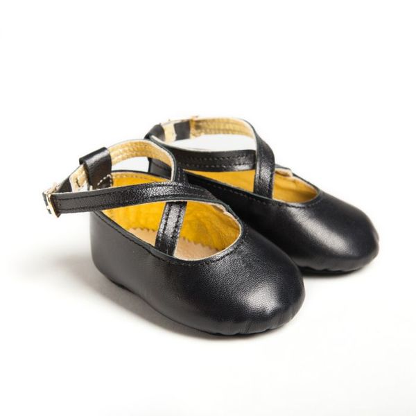 Little Lulu's Black Sia Ballet Pumps Little Lulu's Black Sia Ballet Pumps