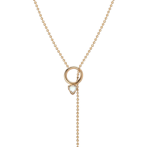 Shahla Karimi 14K Gold Birthstone Lariat Shahla Karimi 14K Gold Birthstone Lariat