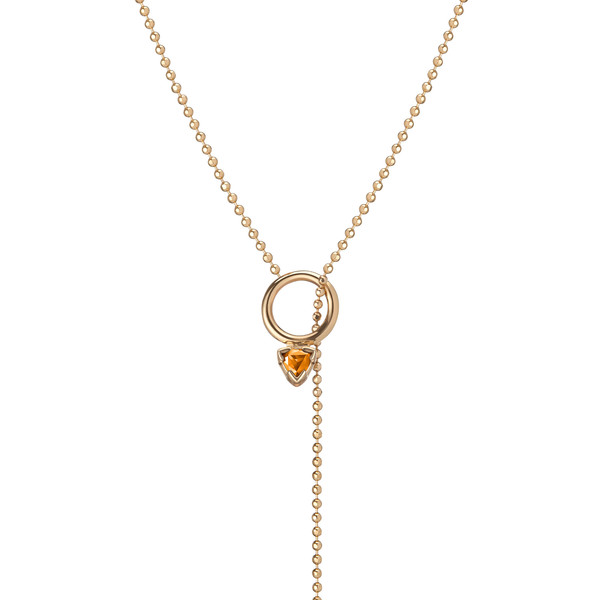 Shahla Karimi 14K Gold Birthstone Lariat Shahla Karimi 14K Gold Birthstone Lariat