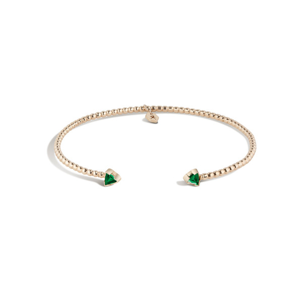 Shahla Karimi 14K Gold Birthstone Cuff No. 2 Shahla Karimi 14K Gold Birthstone Cuff No. 2