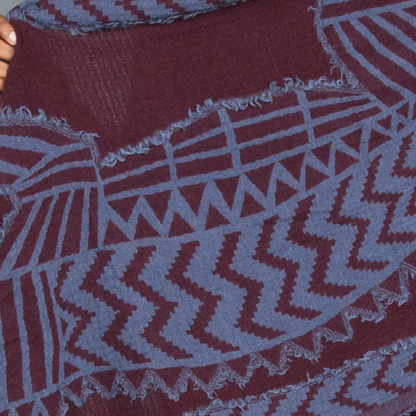InouiToosh Birkin Burgundy Scarf InouiToosh Birkin Burgundy Scarf