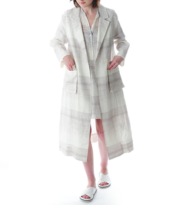 Raquel Allegra Printed Trench Coat Raquel Allegra Printed Trench Coat