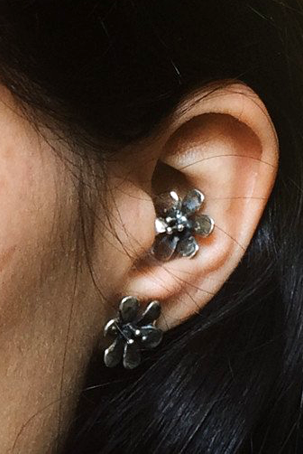 Mondo Mondo Sterling Silver Daisy Stud Earrings Mondo Mondo Sterling Silver Daisy Stud Earrings