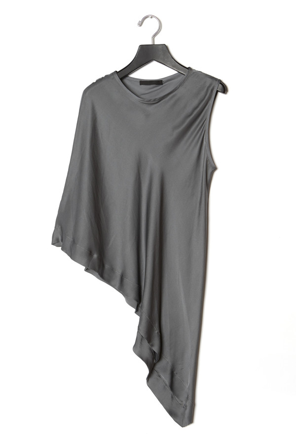 KES Asymmetric Squared Chiffon T-Shirt KES Asymmetric Squared Chiffon T-Shirt