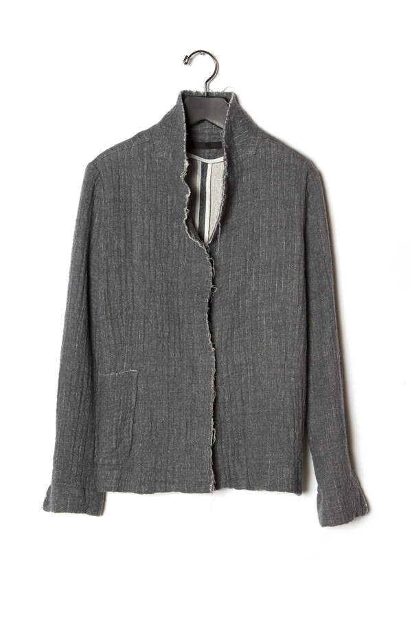 KES Felted Wool Raw Edge Skinny Jacket KES Felted Wool Raw Edge Skinny Jacket