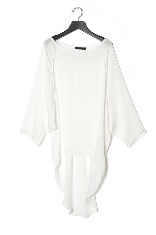 KES Oversized Chiffon Raglan Blouse KES Oversized Chiffon Raglan Blouse