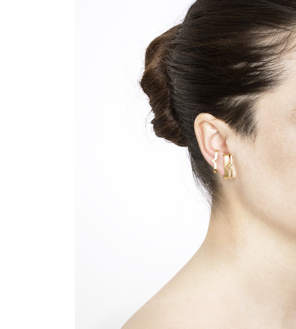 Maria Black Rose Fooled Heart Ear Cuff Maria Black Rose Fooled Heart Ear Cuff