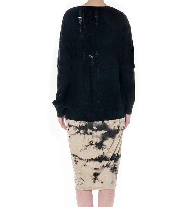 Raquel Allegra Shredded Back Cardigan Raquel Allegra Shredded Back Cardigan