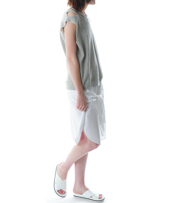 R13 Sleeveless Rip Sweatshirt R13 Sleeveless Rip Sweatshirt