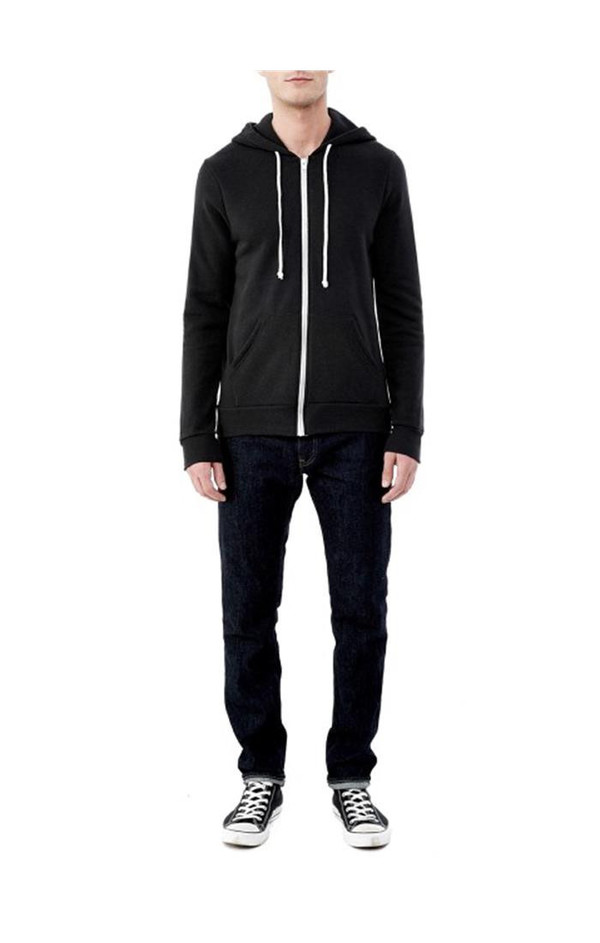 Men's Alternative Apparel Rocky Eco-Fleece Zip Hoodie Men's Alternative Apparel Rocky Eco-Fleece Zip Hoodie