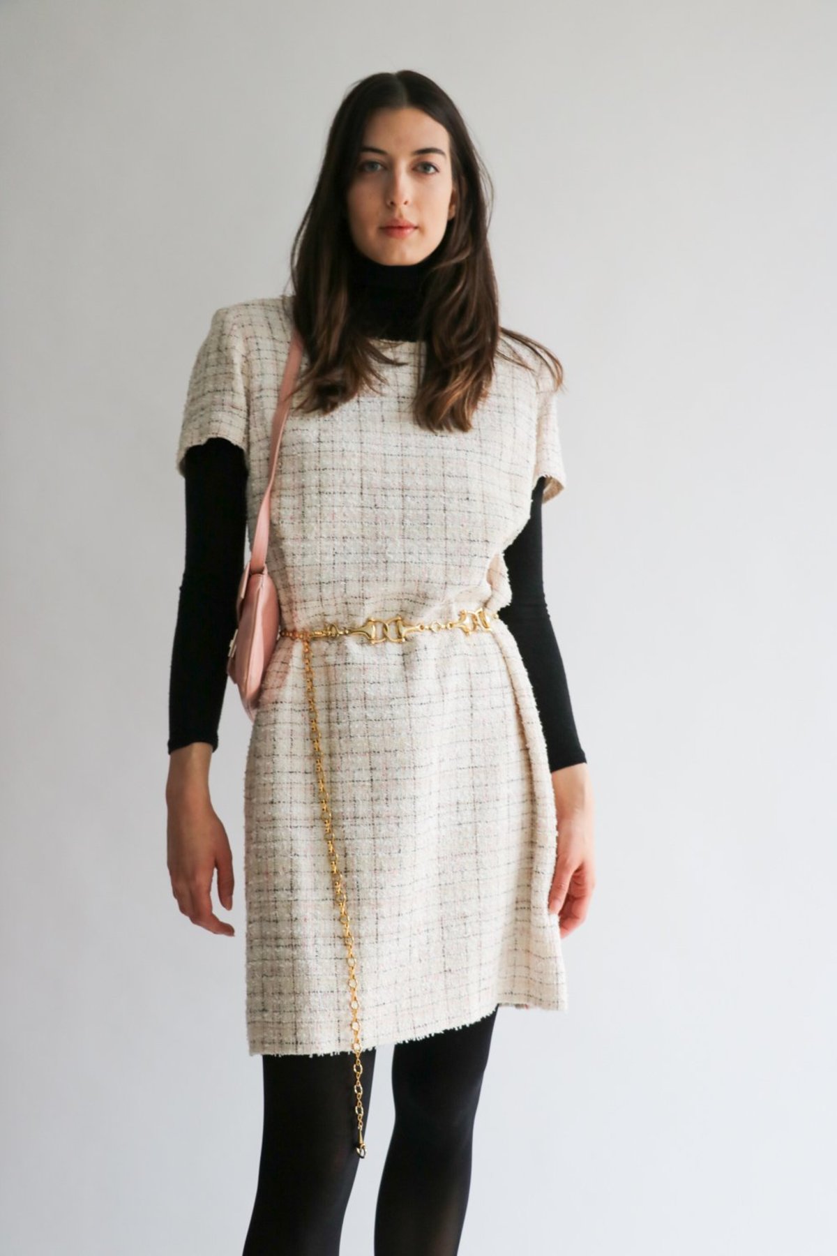 chanel shift dress