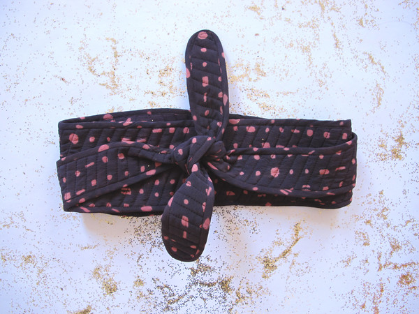 Seek Collective Quilted Obi Belt, portals print Seek Collective Quilted Obi Belt, portals print