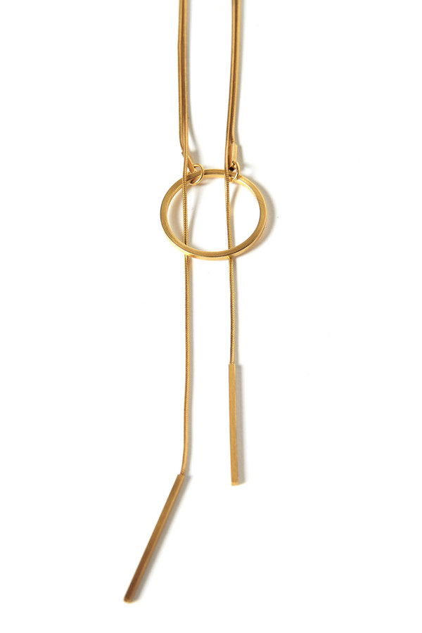 Aura Bankauskaite Akajewellry Streak Circle Silver Necklace Aura Bankauskaite Akajewellry Streak Circle Silver Necklace