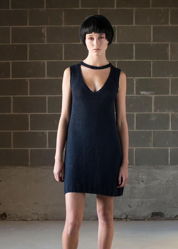 Malorie Urbanovitch Hand Knit Cutout Dress Malorie Urbanovitch Hand Knit Cutout Dress