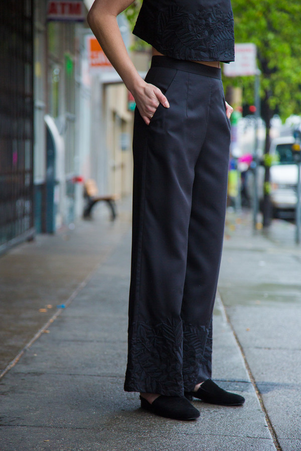 mara hoffman wide leg embroidered pant mara hoffman wide leg embroidered pant