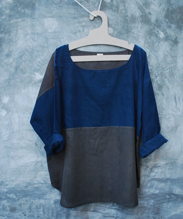 PO-EM Everyday Top, Indigo/Charcoal PO-EM Everyday Top, Indigo/Charcoal