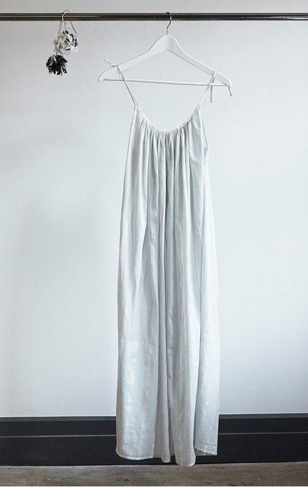 Two New York Gray stripe column dress Two New York Gray stripe column dress