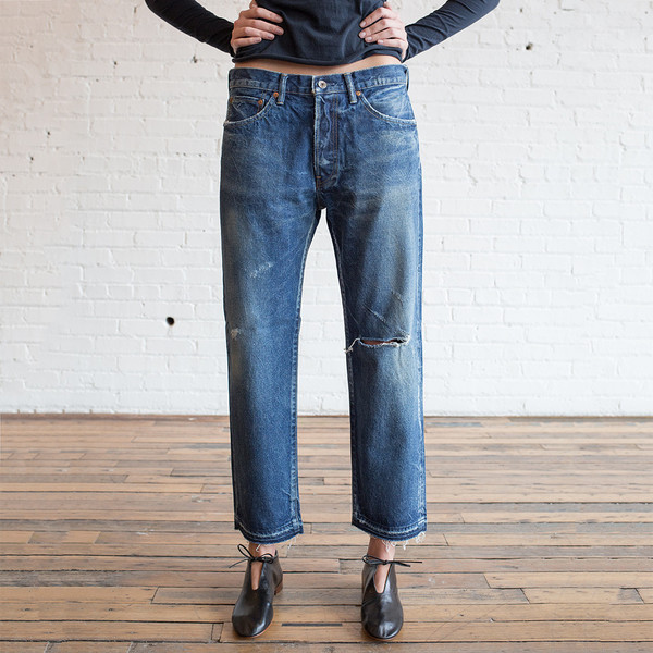 Chimala Used Ankle Cut Jeans Vintage Medium Chimala Used Ankle Cut Jeans Vintage Medium