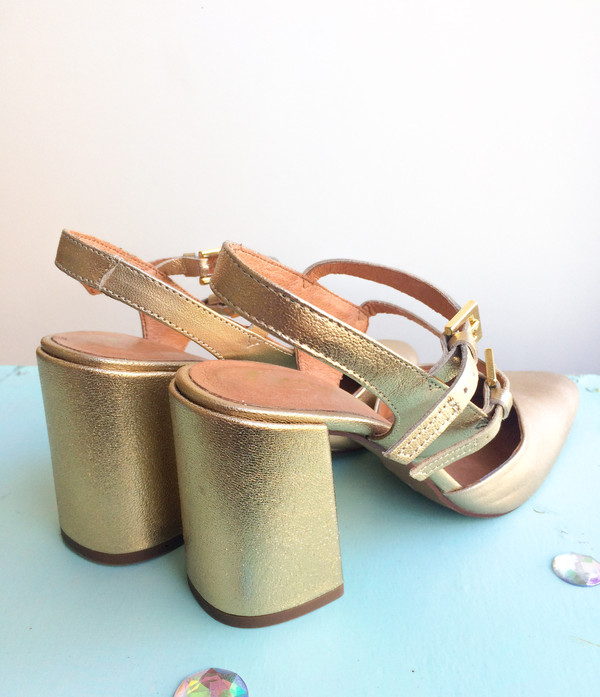 L'intervalle Grove Heels (Gold Leather) L'intervalle Grove Heels (Gold Leather)