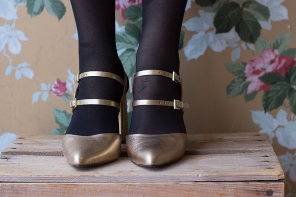 L'intervalle Grove Heels (Gold Leather) L'intervalle Grove Heels (Gold Leather)
