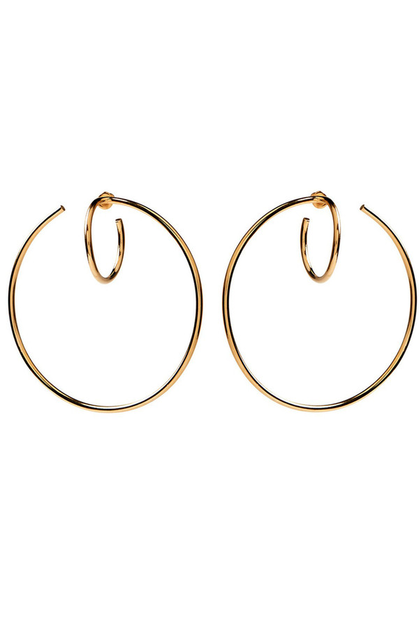 Lady Grey Torsion Hoop Earring (Gold) Lady Grey Torsion Hoop Earring (Gold)