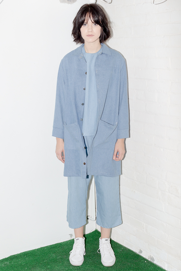 Bodega Thirteen EVAN DENIM DUSTER Bodega Thirteen EVAN DENIM DUSTER